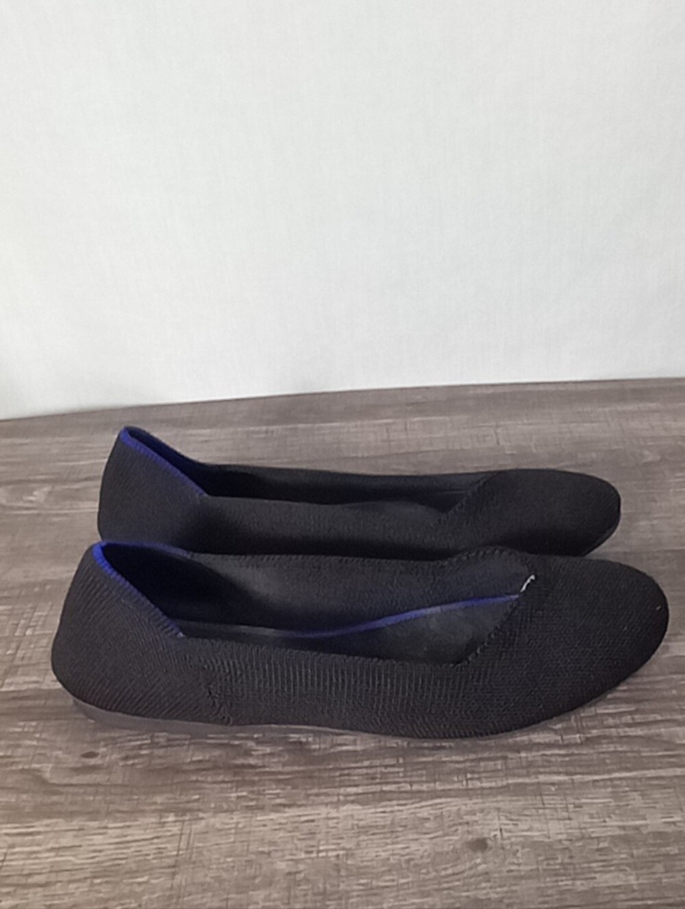 Rothy's Black Round Toe Slip-on Ballet Flat Size 7.5